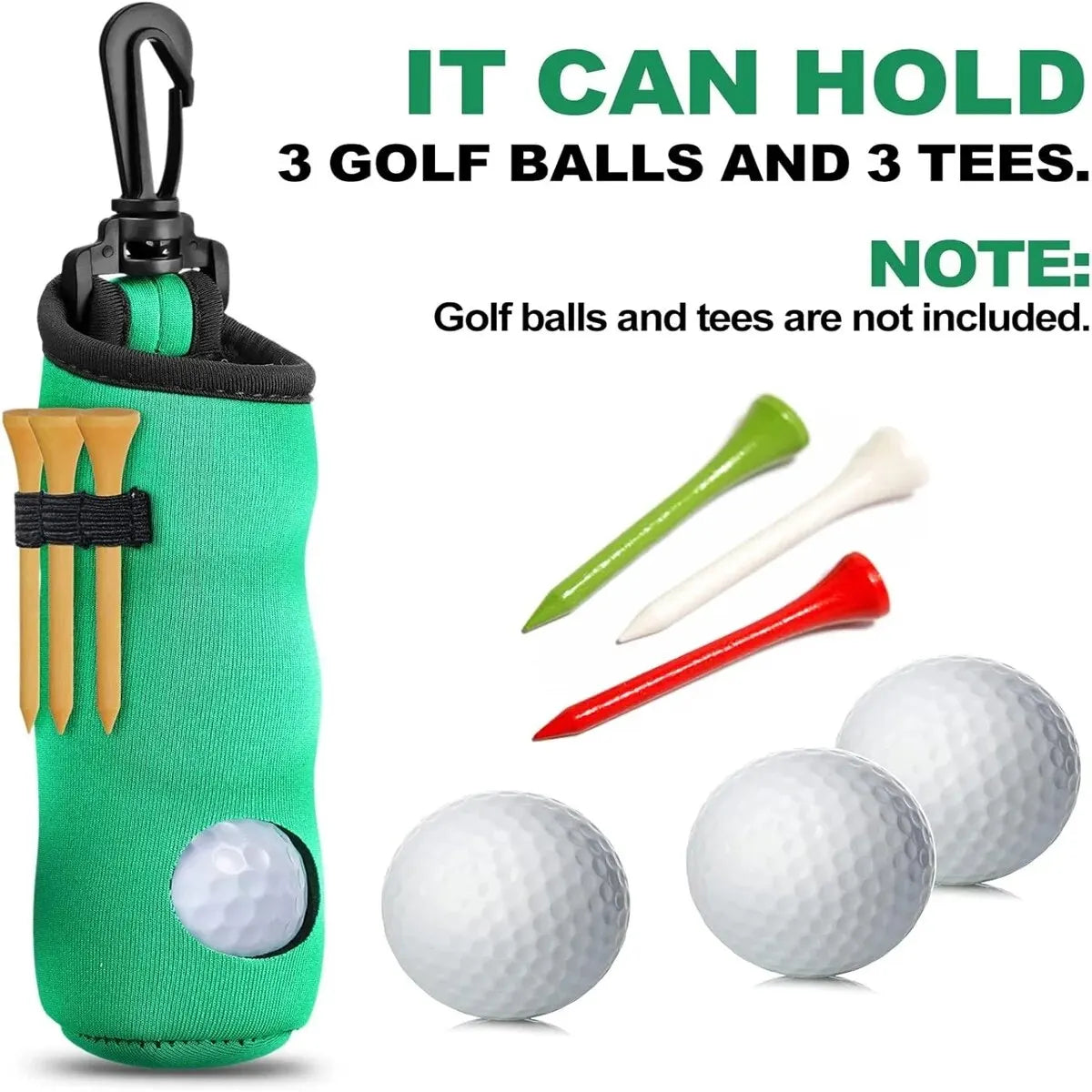 Golf Carry Pouch (with Clip)