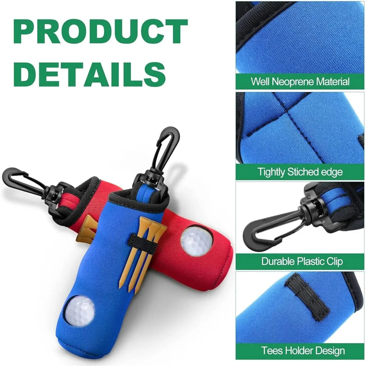 Golf Carry Pouch (with Clip)