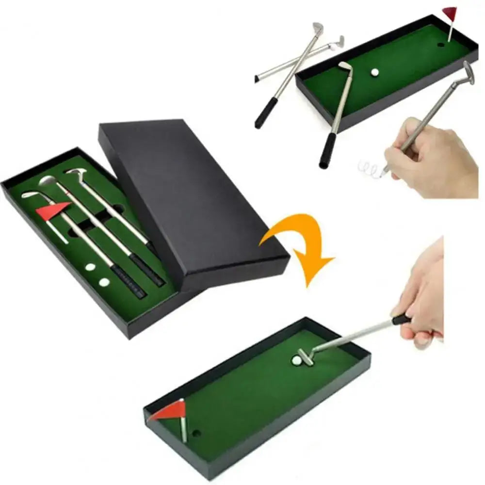 Mini Golf Desk Pen Set