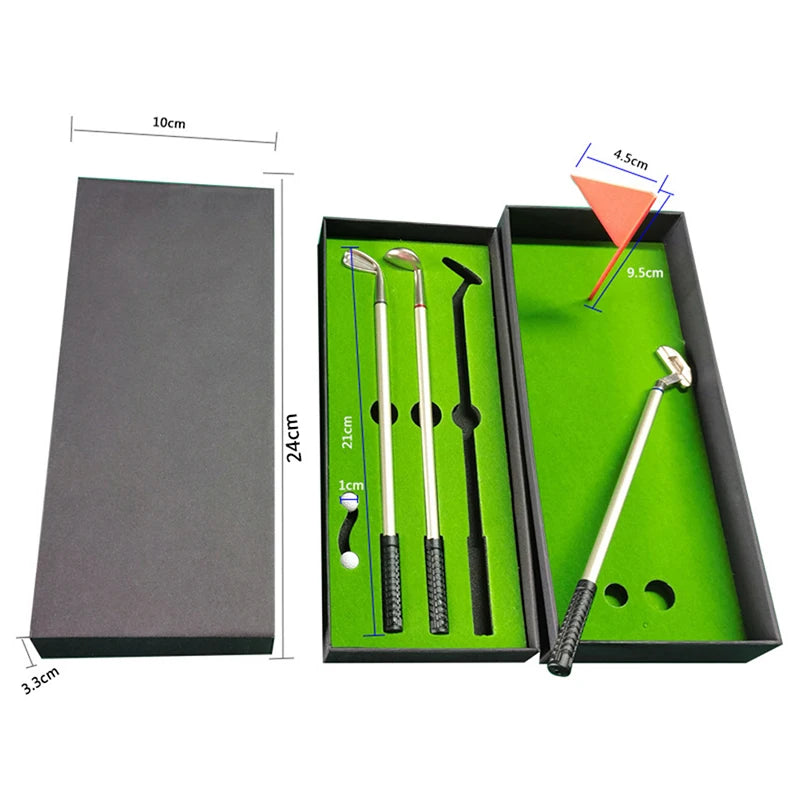 Mini Golf Desk Pen Set