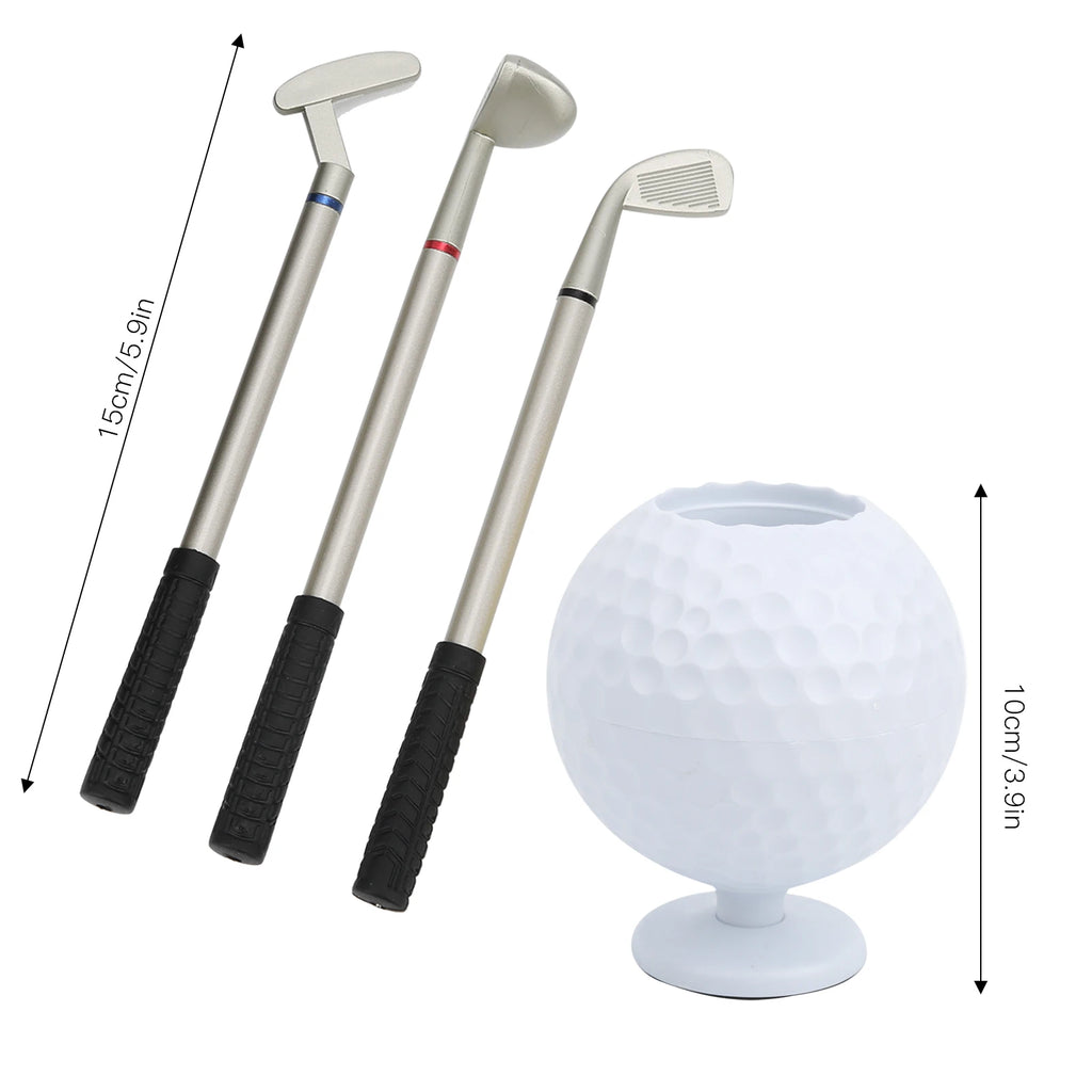 Mini Desktop Golf Pen Gift Set