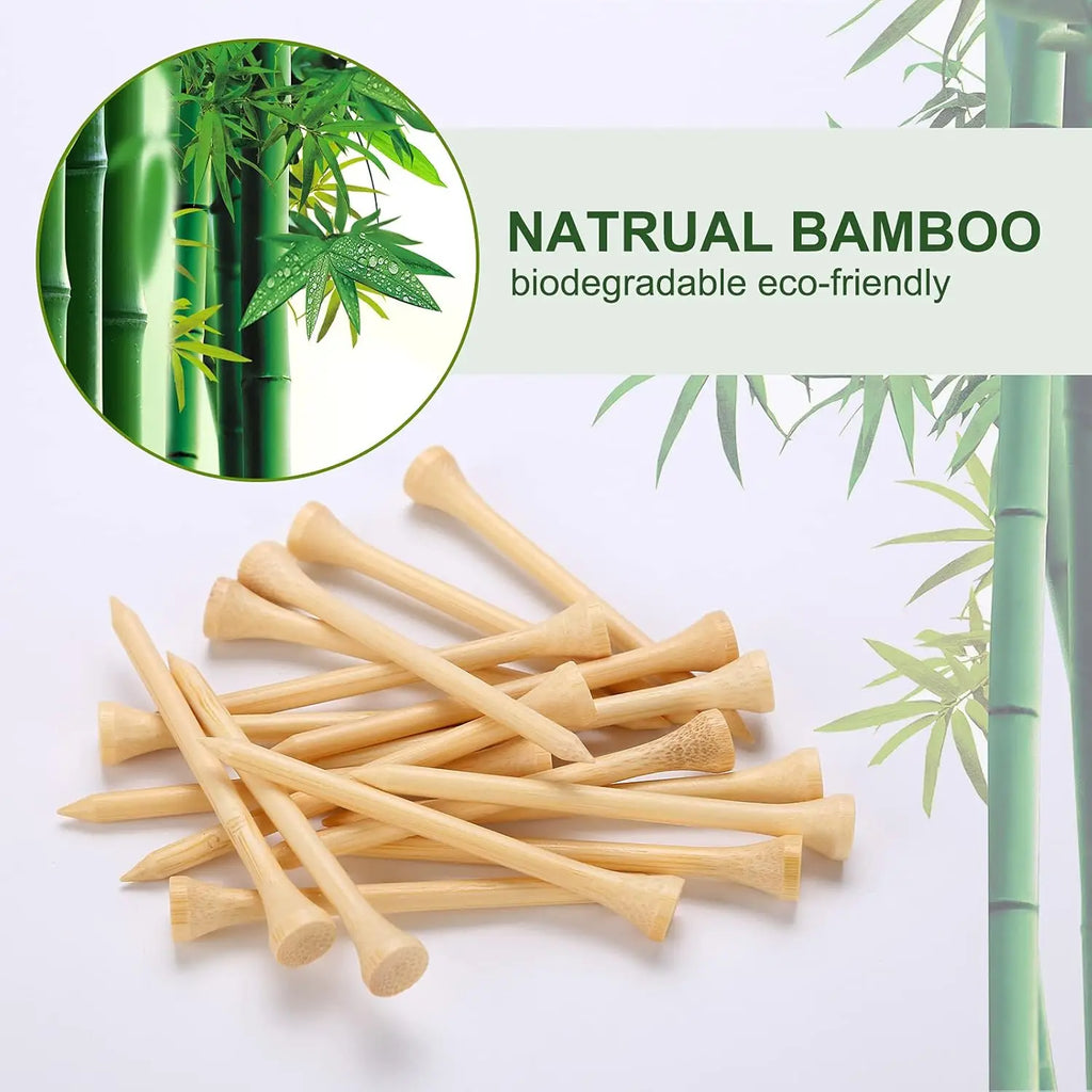 Bamboo Golf Tees (100 Pack)