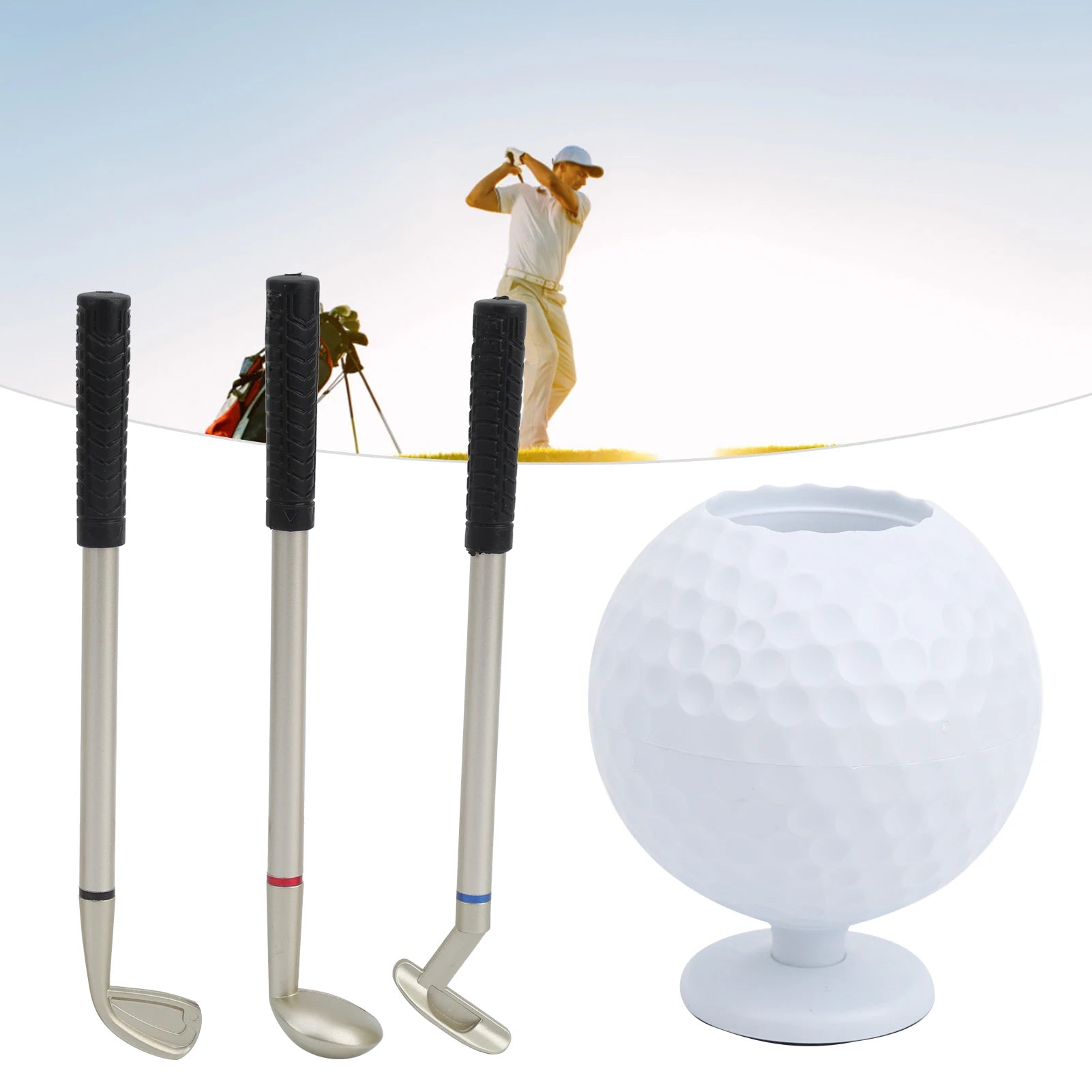 Mini Desktop Golf Pen Gift Set