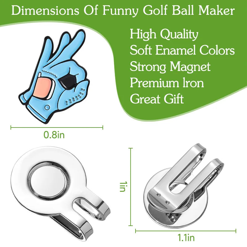 'All Okay' Magnetic Ball Marker (Hat Clip)