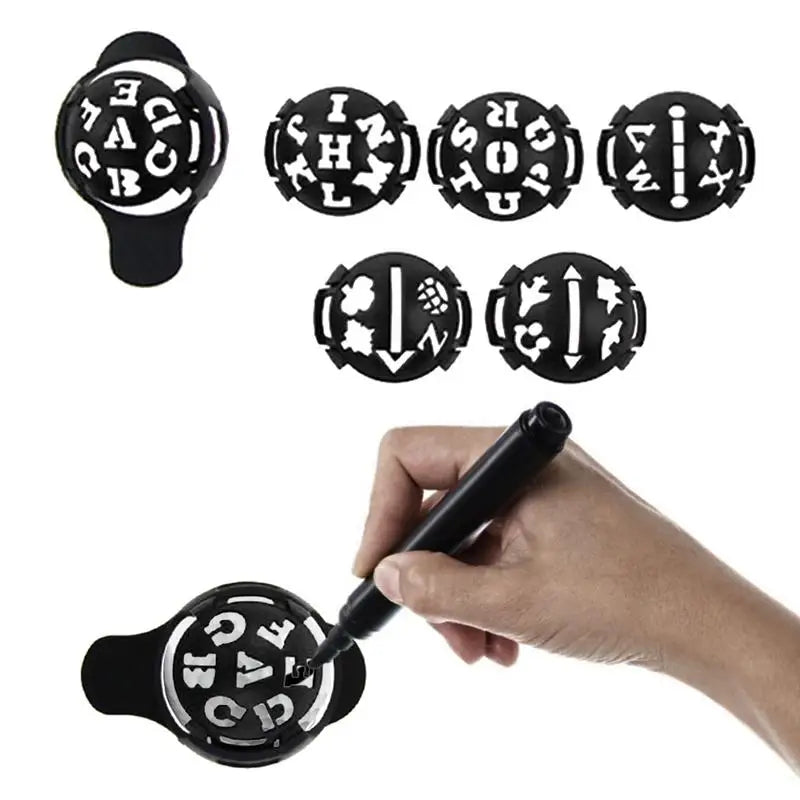 Ball Marker Template (Letters)