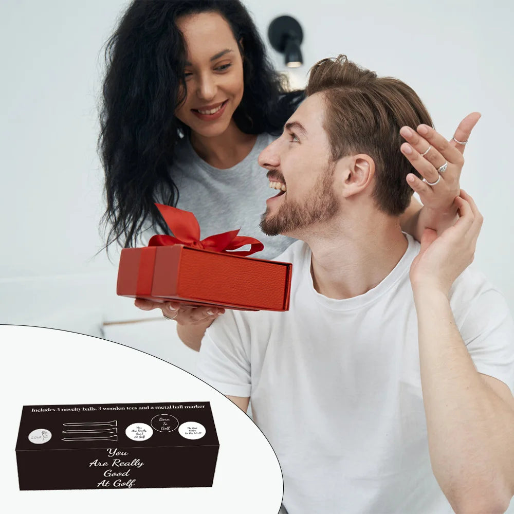 Golf Ball & Tee Gift Set