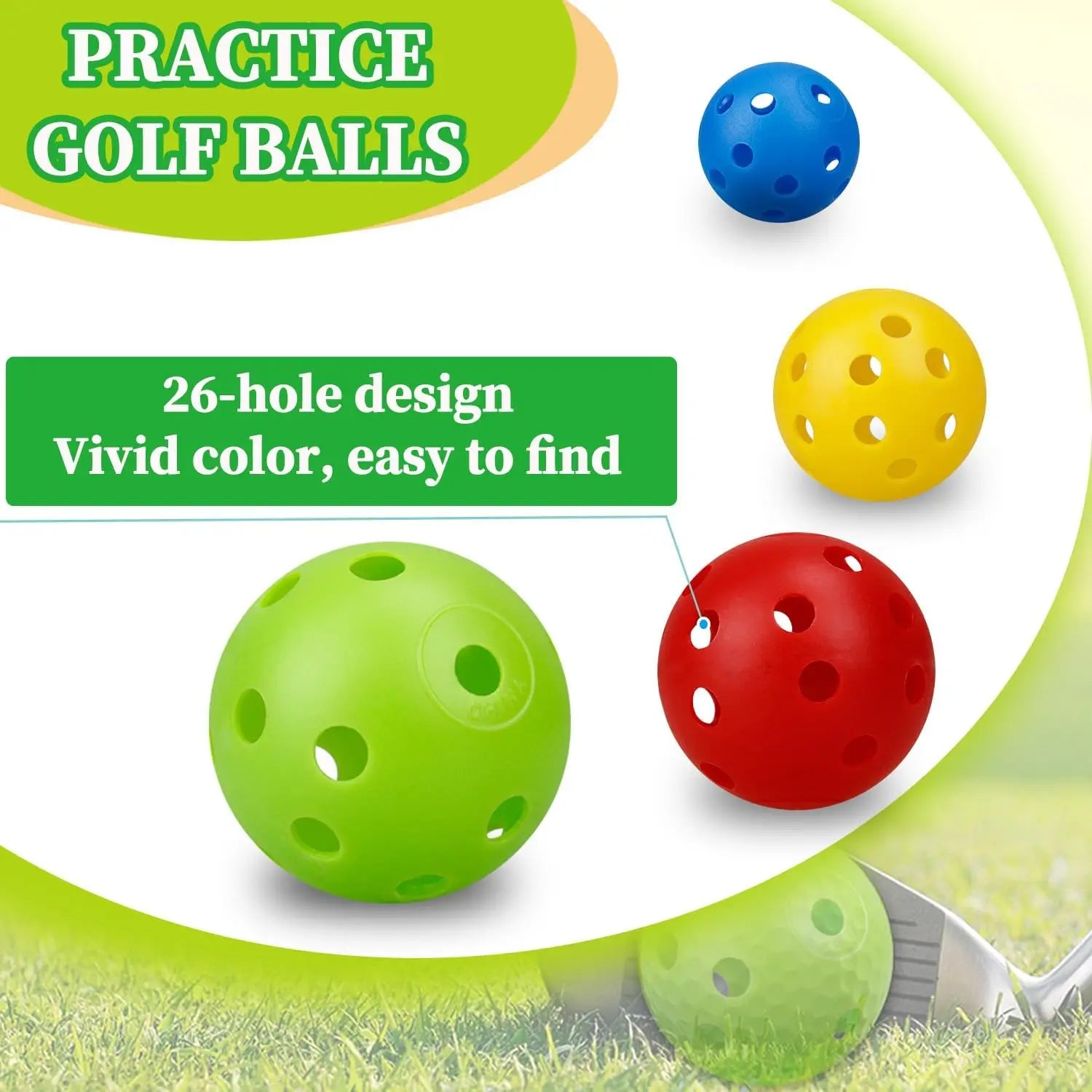 Hollow Practice Balls (24 Pack)