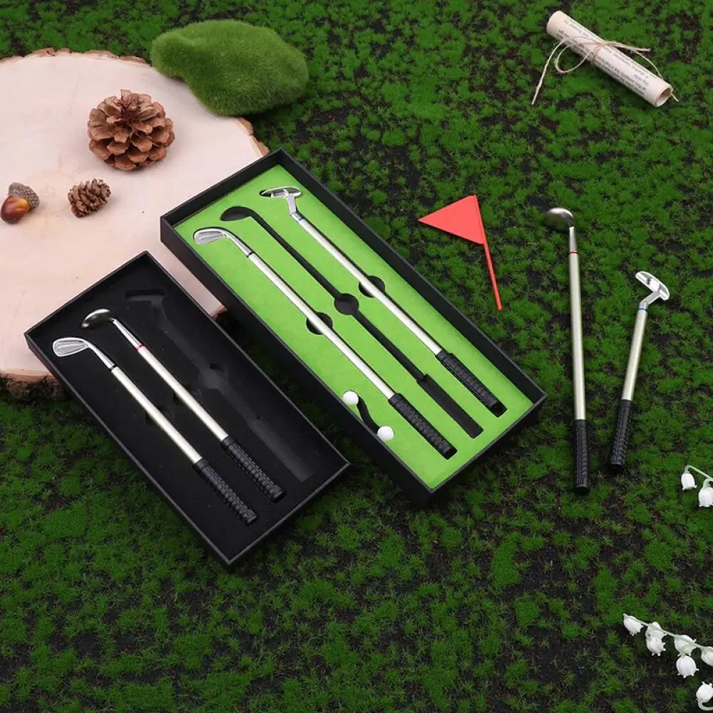 Mini Golf Desk Pen Set