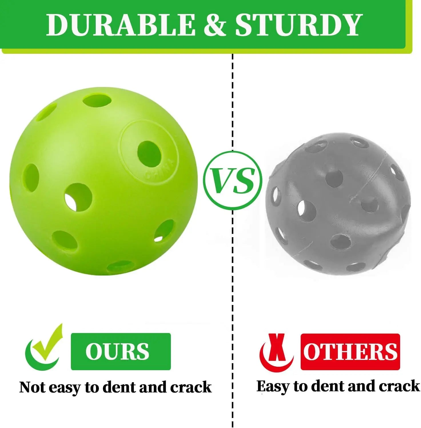 Hollow Practice Balls (24 Pack)